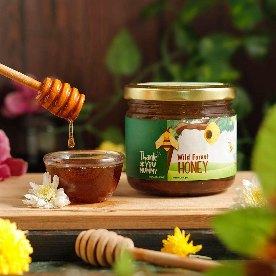 Wild Forest Honey | Raw Unprocessed Unfiltered Pure Honey - ThankYouMummy | Your Partner In Parenting